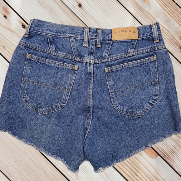Lee Riders Hi Waist Mom Shorts Sz 12 - Picture 2 of 5